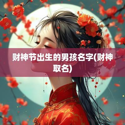 财神节出生的男孩名字(财神取名)