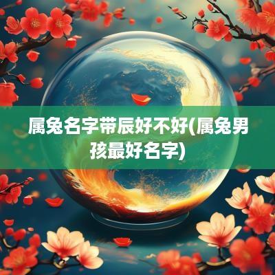 属兔名字带辰好不好(属兔男孩最好名字)