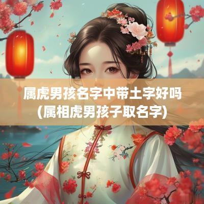 属虎男孩名字中带土字好吗(属相虎男孩子取名字)