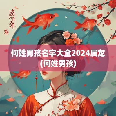 何姓男孩名字大全2025属龙(何姓男孩)