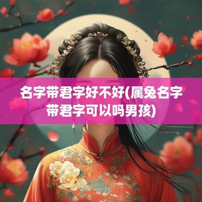 名字带君字好不好(属兔名字带君字可以吗男孩)