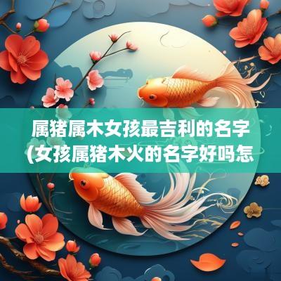 属猪属木女孩最吉利的名字(女孩属猪木火的名字好吗怎么取)