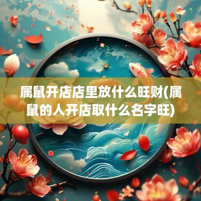 属鼠开店店里放什么旺财(属鼠的人开店取什么名字旺)