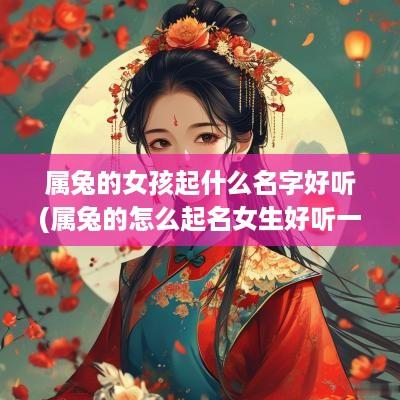 属兔的女孩起什么名字好听(属兔的怎么起名女生好听一点)