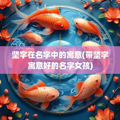 坚字在名字中的寓意(带坚字寓意好的名字女孩)