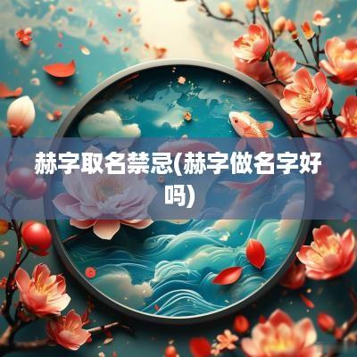 赫字取名禁忌(赫字做名字好吗)
