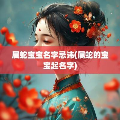 属蛇宝宝名字忌讳(属蛇的宝宝起名字)