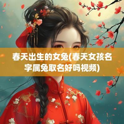 春天出生的女兔(春天女孩名字属兔取名好吗视频)