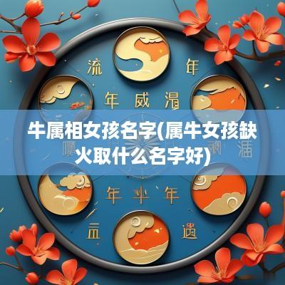 牛属相女孩名字(属牛女孩缺火取什么名字好)