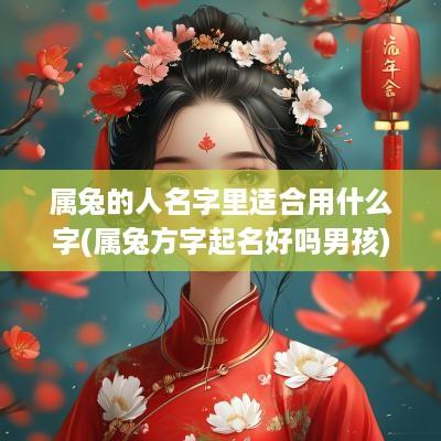 属兔的人名字里适合用什么字(属兔方字起名好吗男孩)