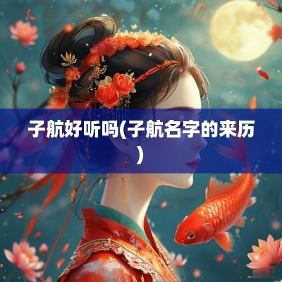 子航好听吗(子航名字的来历)