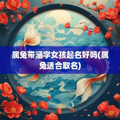 属兔带涵字女孩起名好吗(属兔适合取名)