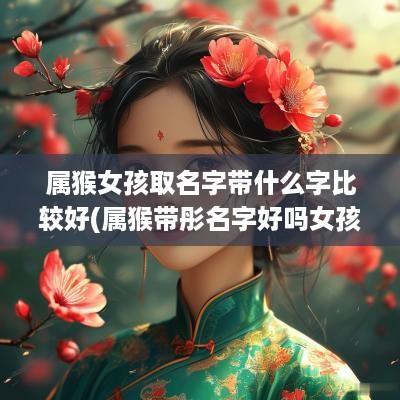 属猴女孩取名字带什么字比较好(属猴带彤名字好吗女孩取名怎么取)