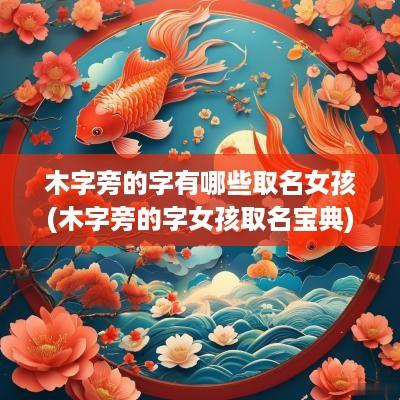 木字旁的字有哪些取名女孩(木字旁的字女孩取名宝典)