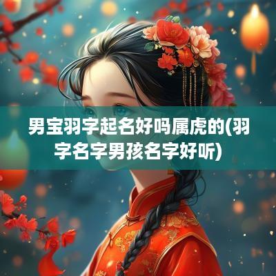 男宝羽字起名好吗属虎的(羽字名字男孩名字好听)