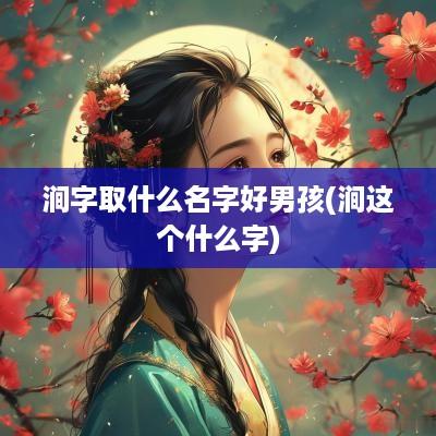 涧字取什么名字好男孩(涧这个什么字)