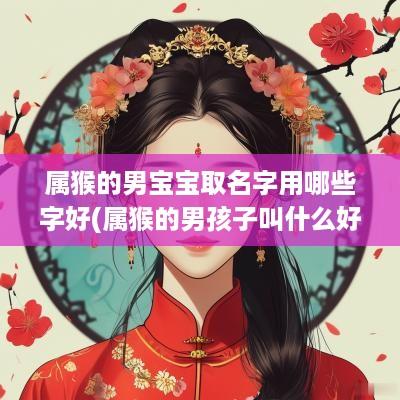 属猴的男宝宝取名字用哪些字好(属猴的男孩子叫什么好)