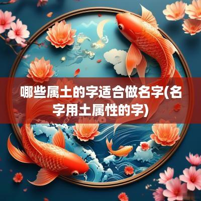 哪些属土的字适合做名字(名字用土属性的字)