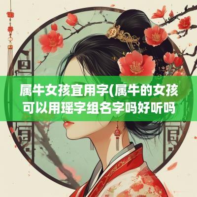 属牛女孩宜用字(属牛的女孩可以用瑶字组名字吗好听吗)
