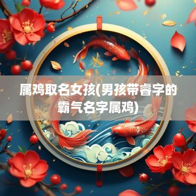 属鸡取名女孩(男孩带睿字的霸气名字属鸡)