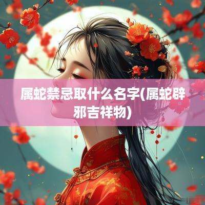 属蛇禁忌取什么名字(属蛇辟邪吉祥物)