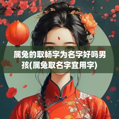 属兔的取畅字为名字好吗男孩(属兔取名字宜用字)