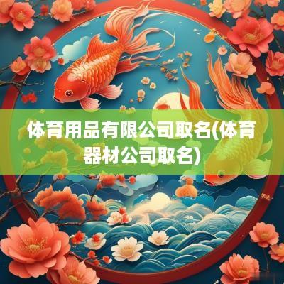 体育用品有限公司取名(体育器材公司取名)