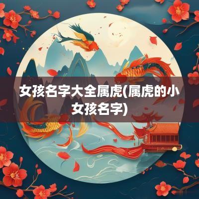 女孩名字大全属虎(属虎的小女孩名字)