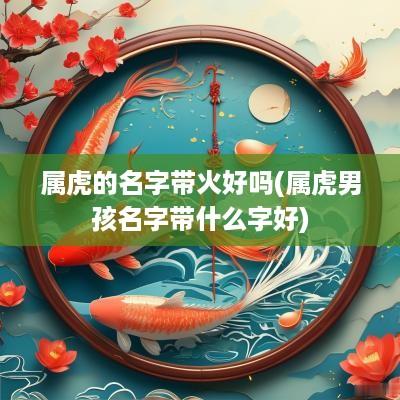 属虎的名字带火好吗(属虎男孩名字带什么字好)