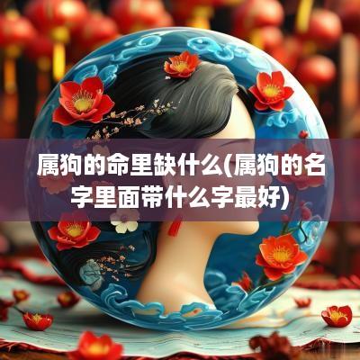 属狗的命里缺什么(属狗的名字里面带什么字最好)