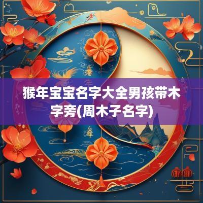 猴年宝宝名字大全男孩带木字旁(周木子名字)