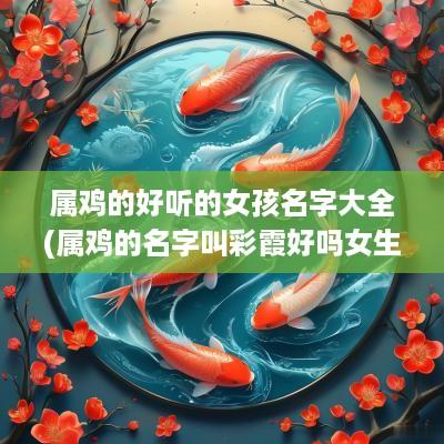 属鸡的好听的女孩名字大全(属鸡的名字叫彩霞好吗女生)