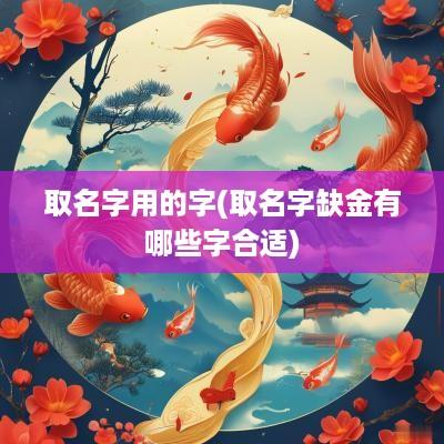 取名字用的字(取名字缺金有哪些字合适)