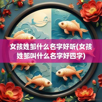 女孩姓邹什么名字好听(女孩姓邹叫什么名字好四字)