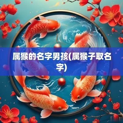 属猴的名字男孩(属猴子取名字)