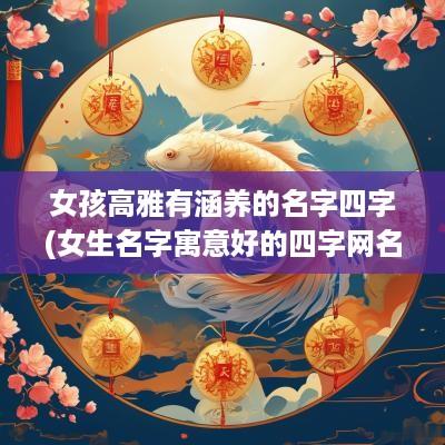 女孩高雅有涵养的名字四字(女生名字寓意好的四字网名)