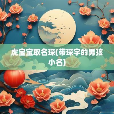 虎宝宝取名琛(带琛字的男孩小名)