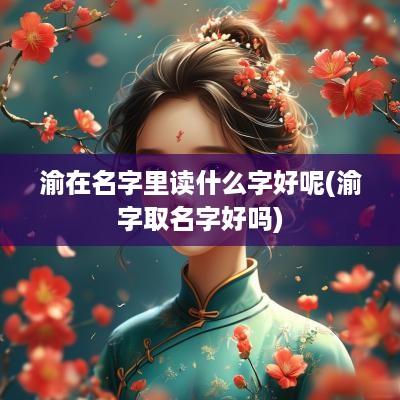 渝在名字里读什么字好呢(渝字取名字好吗)