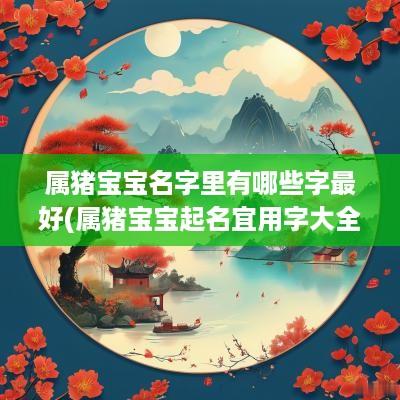 属猪宝宝名字里有哪些字最好(属猪宝宝起名宜用字大全)