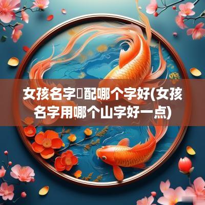 女孩名字玥配哪个字好(女孩名字用哪个山字好一点)