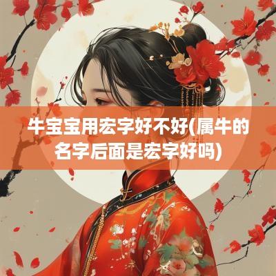 牛宝宝用宏字好不好(属牛的名字后面是宏字好吗)