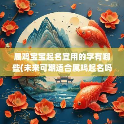 属鸡宝宝起名宜用的字有哪些(未来可期适合属鸡起名吗男孩)