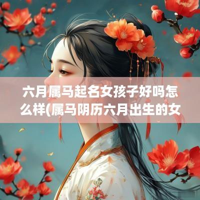 六月属马起名女孩子好吗怎么样(属马阴历六月出生的女孩)