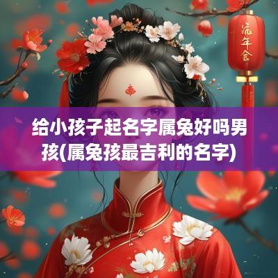给小孩子起名字属兔好吗男孩(属兔孩最吉利的名字)