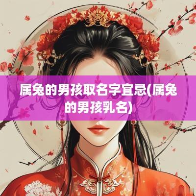 属兔的男孩取名字宜忌(属兔的男孩乳名)