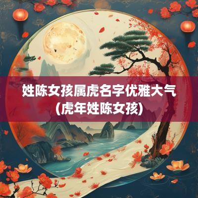 姓陈女孩属虎名字优雅大气(蛇年姓陈女孩)