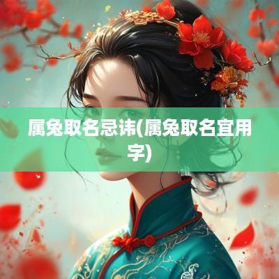 属兔取名忌讳(属兔取名宜用字)