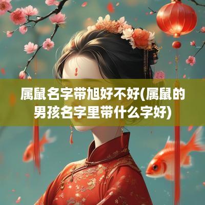 属鼠名字带旭好不好(属鼠的男孩名字里带什么字好)
