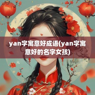 yan字寓意好成语(yan字寓意好的名字女孩)