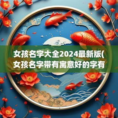 女孩名字大全2025最新版(女孩名字带有寓意好的字有哪些)